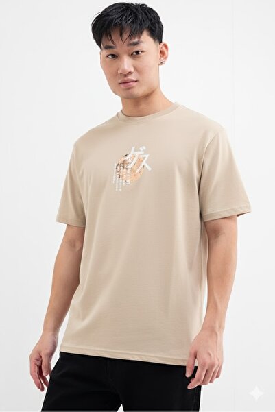 Guess Μπλουζάκι με στάμπα CN SS ART