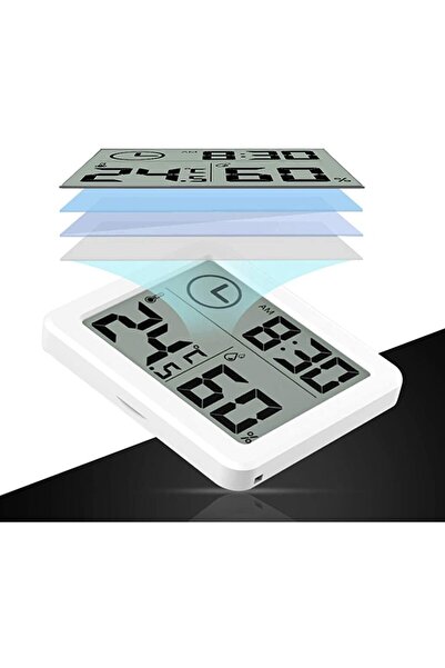 MRG Mini Weather Station M-365, For Indoors, Thermometer, Hygrometer, White