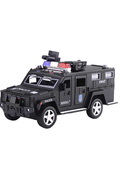 MRG Pusculita Electronica M-6688-19, Masina de politie, Cu PIN, Negru