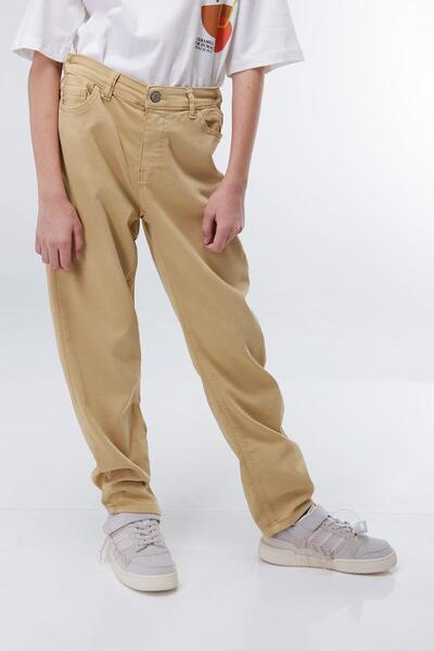 Zekids Boy's Cotton LCR Soft Waist Adjustment Elastic Back Pocket Trousers