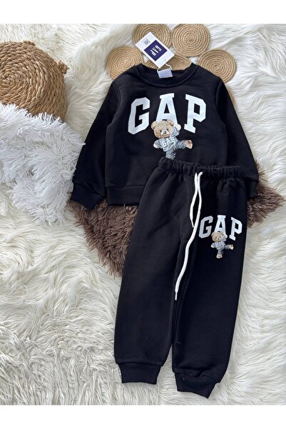 Teeny Weeny Kids Unisex Children's Printed Top and Bottom Tracksuit Set