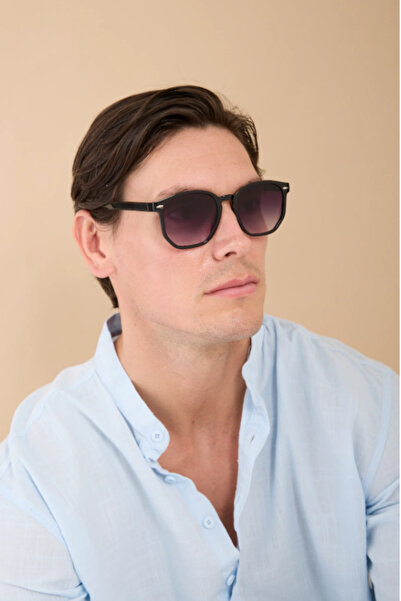 Saltos Bone Pentagonal Unisex Sunglasses Men Women Uv400 Protection Black Glasses