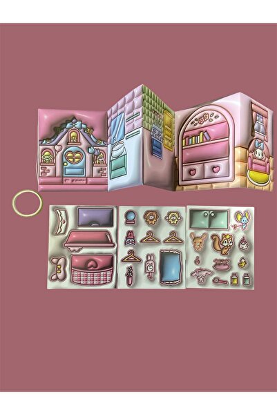 synshop Pochacco Cardboard Dollhouse Game Doll Dress-Up Children's Doll DIY Toy Gift