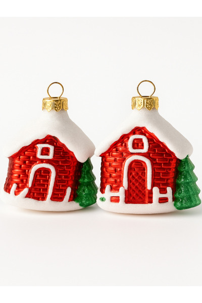 party mix Κόκκινο και λευκό χριστουγεννιάτικο στολίδι για το σπίτι 10 εκ. – Δ...