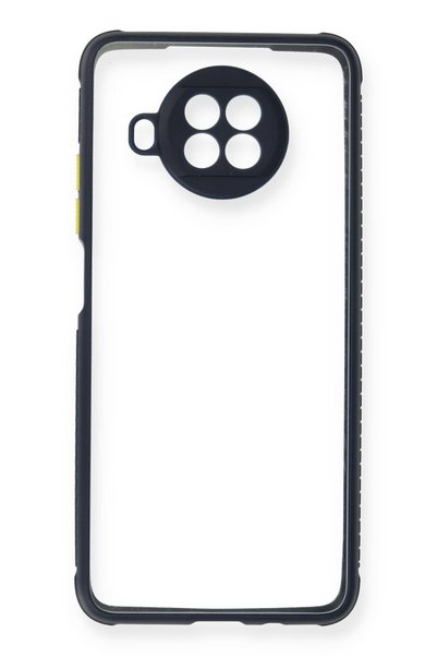 New Face SPTRNS Xiaomi Redmi Note 9 Pro 5G Kılıf Miami Şeffaf Silikon (185533) - Lacivert