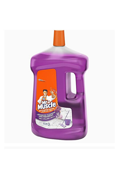 Mr. Muscle All Purpose Lavender Liquid Floor Cleaner, For Advanced Cleaning & Freshness, 3L