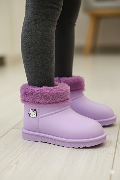 patik ayakkabı κοριτσίστικες μπότες βροχής με επένδυση από γούνα πολύ ελαφριές