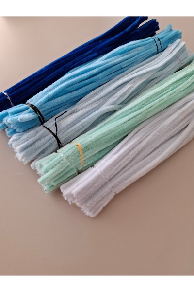 İ&G Çiçek ve Hobi evi Şönil 5'li Renk Set (Her renk 50 ad.-Toplam 250 ad.)-Bu...