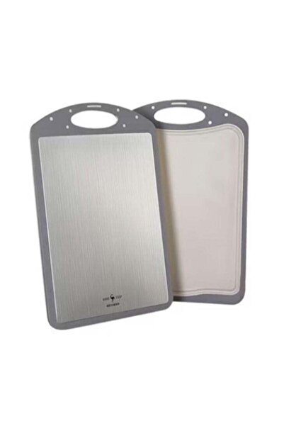 Generic 2-Piece Stainless Steel Double Side Cutting Board With Hole