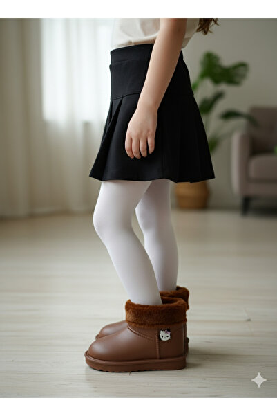 patik ayakkabı Дівчачі дощові чоботи з хутряною підкладкою, дуже легкі