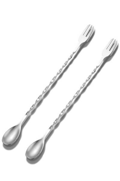 Generic Mixing Spoon 12.6 Inches Stainless Steel Stirring Spoon, Long Handle ...