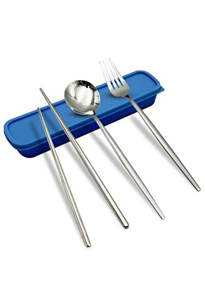 Generic BERAM Chop Fork N Spoon 4-Piece Cutlery Set – Includes Spoon, Fork, C...