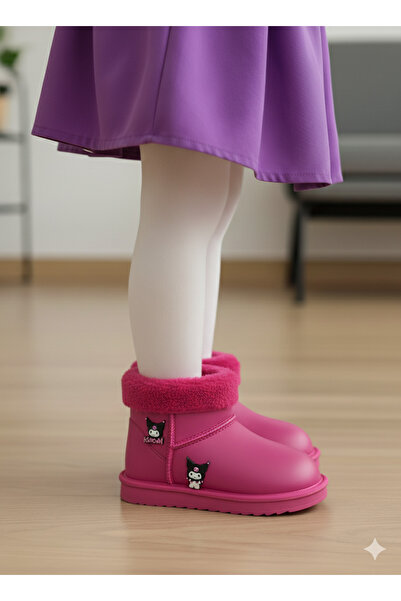 patik ayakkabı kız çocuk yağmur çizmesi içi kürklü ithal çok hafif