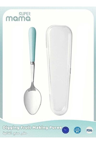 Generic 1 Piece 304 Stainless Steel Spoon, Baby Feeding Serrated Spoons, Kids...
