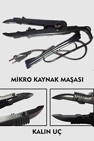 PRODİVA Welding Machine for Thick Black Hair - 9mm