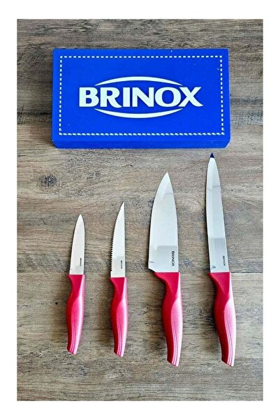Generic Brinox Cross stainless steel knife 4pcs set (2556/519)
