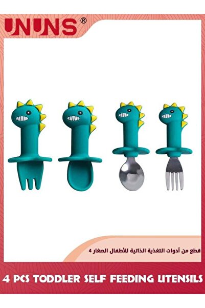 Generic Baby Flatware Sets,2 Set Toddler Utensils Feeding Tableware,Soft Sili...