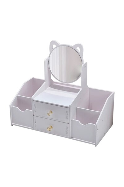 SUPER TRENDS Organizator de Produse Cosmetice SUPER TRENDS®, cu Oglinda ce se...