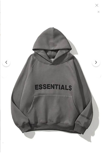 Boi Унісекс Siyah Essential Світшот з капюшоном - Oversize ESSN 8923 Світшот з капюшоном Gri pembe Beyaz Sweat