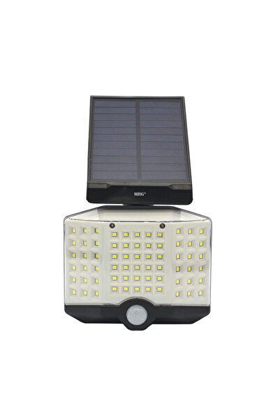 MRG Solar Lamp MYT66B, With Remote Control, 66SMD, Black