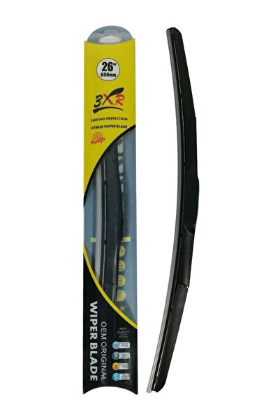 3XR شفرة مساحات زجاج أمامي هجينة للسيارة مقاس 26 بوصة (650 مم) - عالمية لجميع...