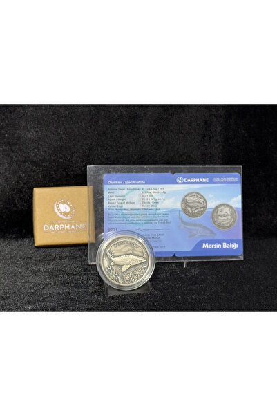 Darphane 2021 Darphane Türkiyeye Özgü Balıklar Serisi: Mersin Balığı Gümüş Ha...