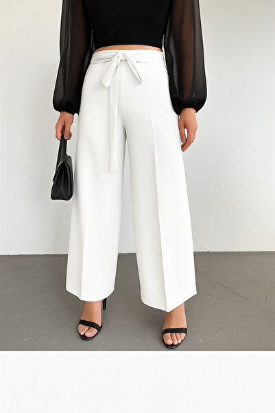 mf venessa Women's Elastic Waist Wide Leg Pants