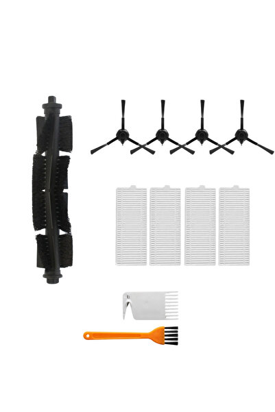 Asgard Grup Compatibil cu 360 S8 1 perie principală, 4 filtre, 4 perii laterale negre 2 piepteni