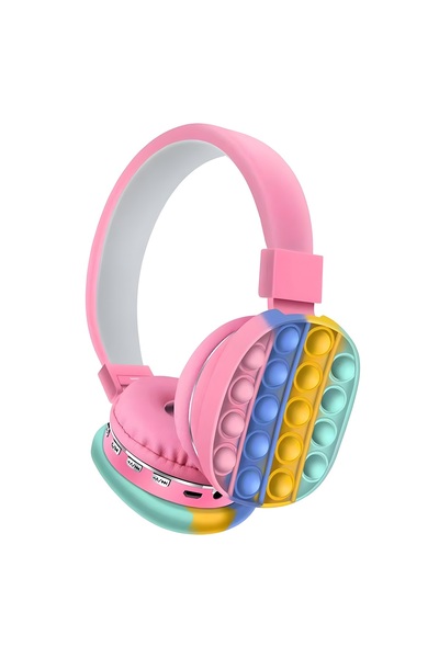 MRG Casti On Ear MCXT806C, Bluetooth, Pop It, Roz