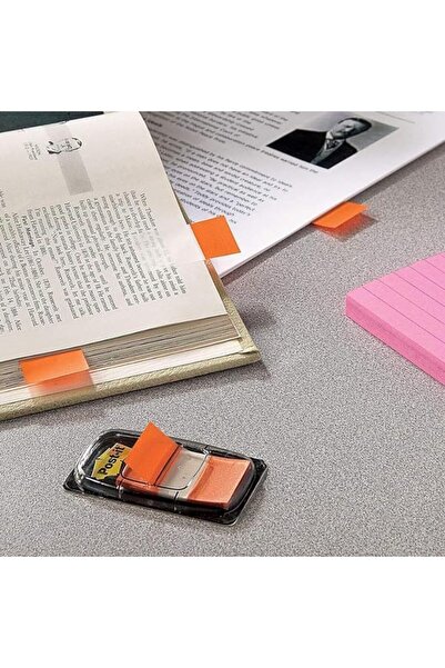 Post-it Flags 1" Dispenser 1 x 1.7 in (25.4 x 43.2 mm) | Red Color 50 flags/pack | 12 packs/Box