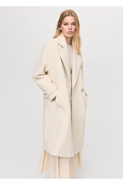 MANGO Woman Yakalı buklet palto