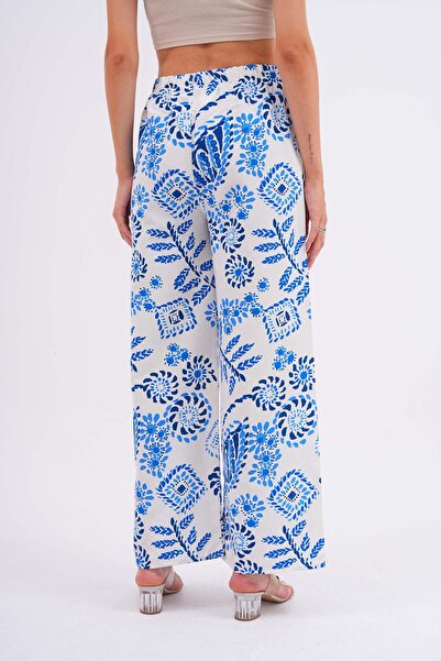 charamela Women's Linen-Look Pants-Bgp69 -