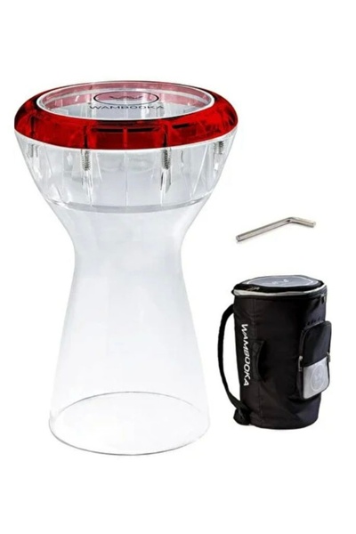 bademüzik Wambooka Diamond Şeffaf Çömlek Darbuka (Kılıf+Yedek Deri)