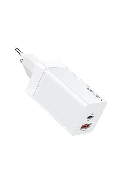 MRG Incarcator laptop Veger CPD65E, 65W, Fast Charge, USB Type-C, Alb