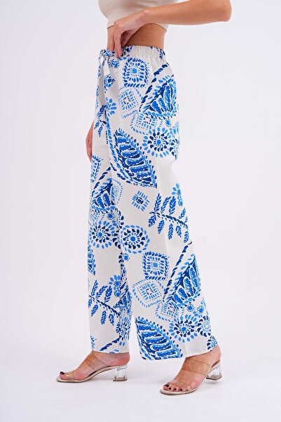 charamela Women's Linen-Look Pants-Bgp69 -