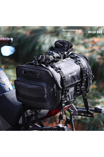 Rhinowalk 33-45L, Genişletilebilir Su Geçirmez Motosiklet Kuyruk Çantası