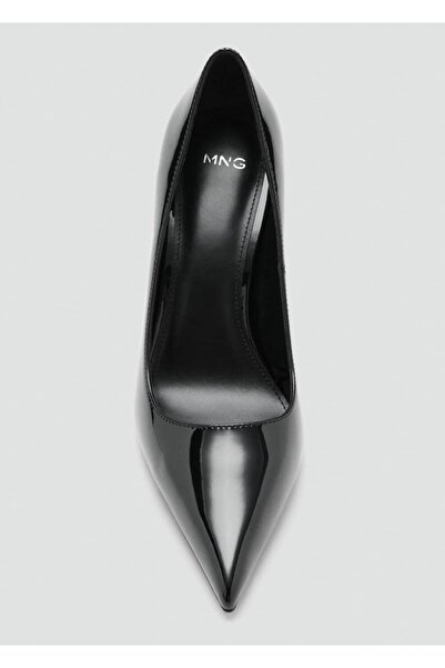 MANGO Woman Topuklu rugan deri ayakkabı