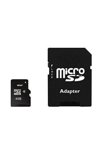 MRG M691 Memory Card, MicroSD, 4GB, with Adapter
