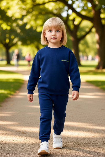 PayBuy طقم سويت شيرت وبنطلون رياضي مريح من القطن للأطفال ذو جودة عالية وأنيق ...