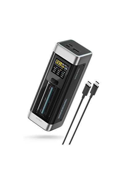 Cuktech 20 Powerbank 25000 mAh 210 W PD3.1 Γρήγορη Φόρτιση |   Οθόνη TFT 3 θυ...