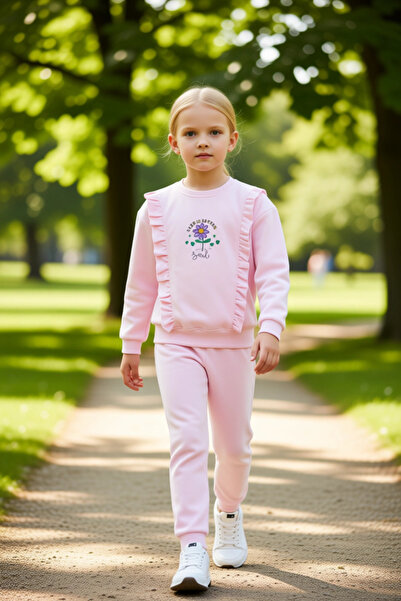 PayBuy Cute Panda Patterned Girls' Knitted Tracksuit Set High Quality Stylish Comfortable Casual