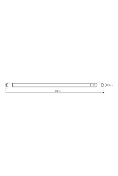 Other LED fluorescent lamp 18W 1850lm 6500K 120cm