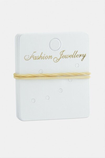 LTG Nova بطاقة أقراط NRZSNT ذات 6 فتحات (165756) 200 قطعة - أبيض