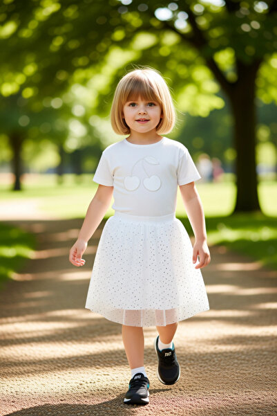 PayBuy Girl's 100% Cotton Top and Tutu Skirt Combination, High Quality, Stylish, Comfortable, Casual