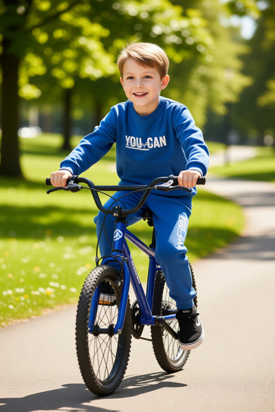 PayBuy Motivational cu imprimeu Boy din material subțire Swea tricou și set de pantaloni de trening Calitate bună Elegant Confortabil