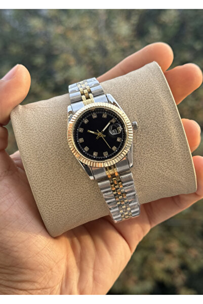 Tulpar Premium Series Steel Band Calendar Trend Model Women's Wristwatch