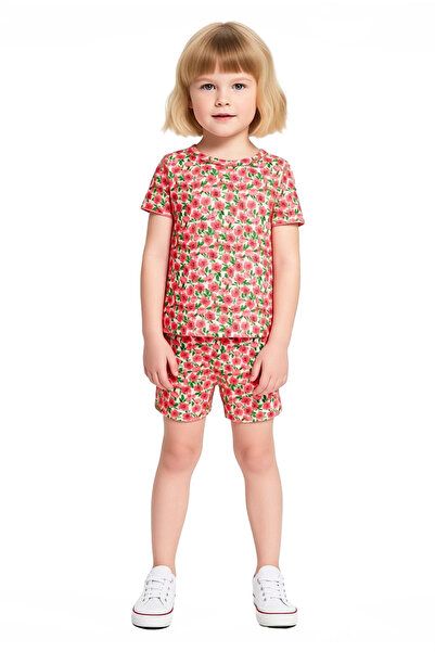 PayBuy Girls' Short Sleeve Blouse and Pleated Shorts Skirt Set Quality Stylish Comfortable Casual Daily