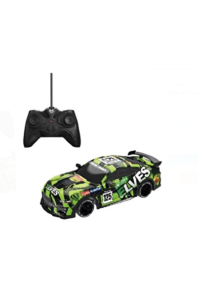 Lunix Green racing car with light remote control – RC children's toy