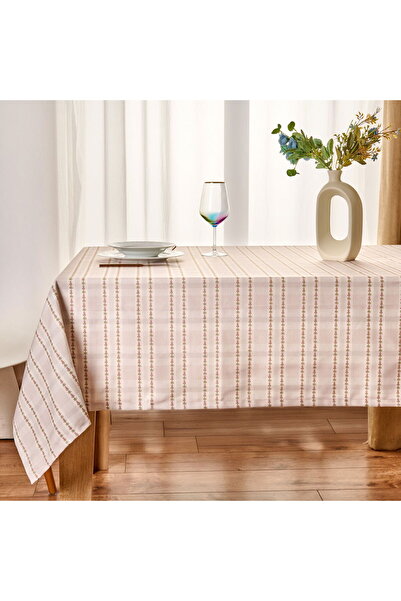 MATMEL Soft Flos Tablecloth - Ecru - 140X220 cm