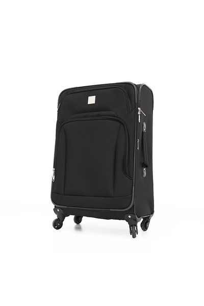 Generic 5-Piece Softside Luggage Set (Black)